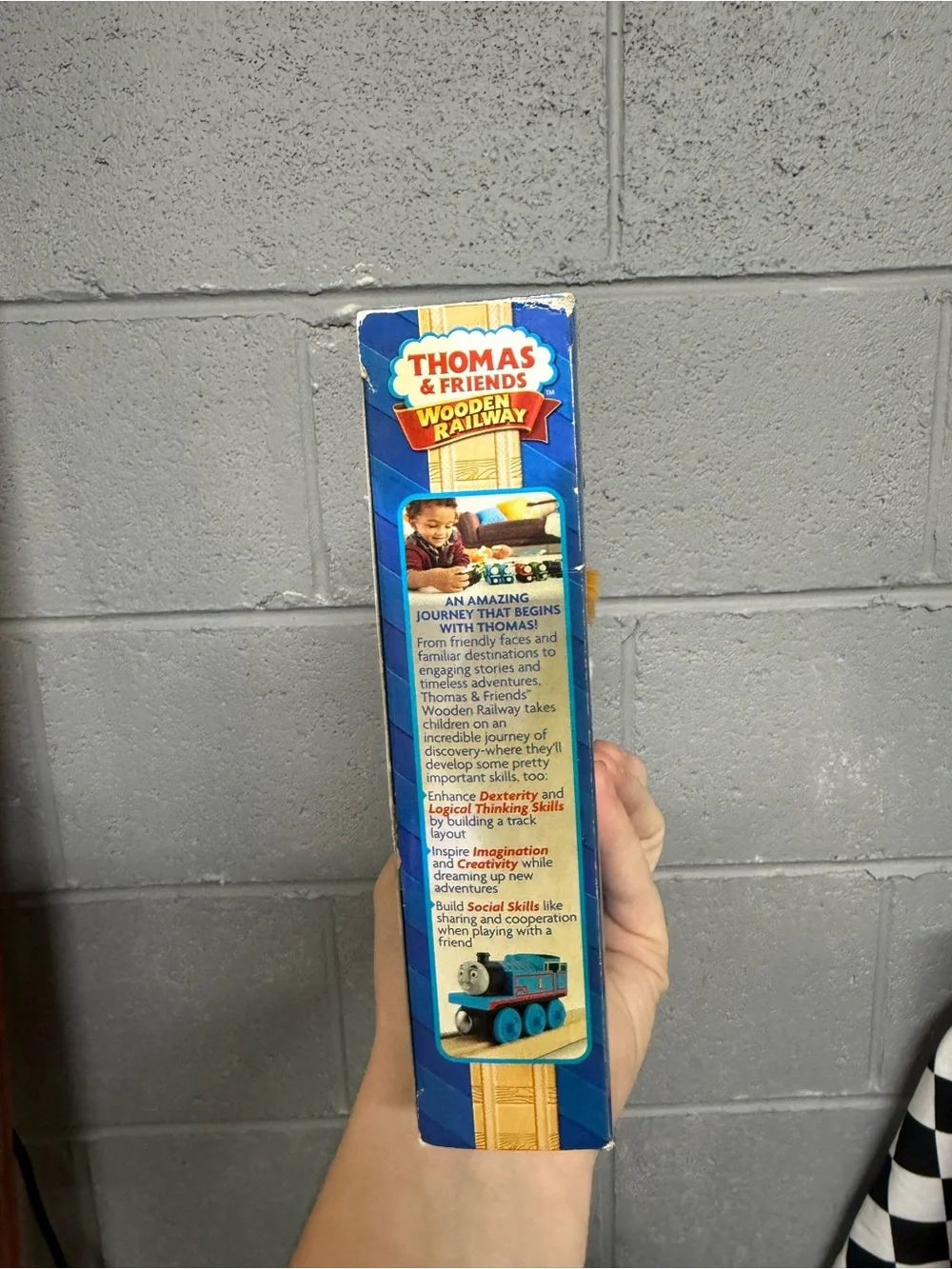 Thomas & Friends Blue Wooden mccolls farm petting zoo Railway Box